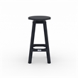 Mason-Cabo HDPE Black Round Counter Bar-3 Piece
