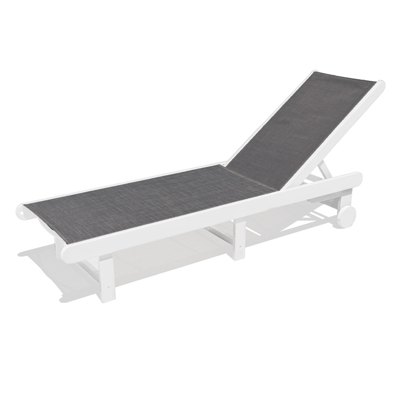 Venice HDPE Chaise Lounge-White (Set of 4)