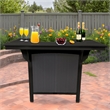 Cancun HDPE Serving Bar- Black Two Tone