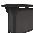 Cancun HDPE Serving Bar- Black Two Tone