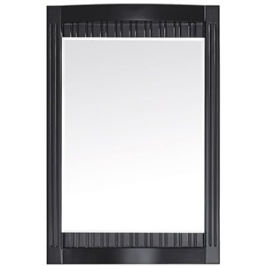 Vinnova Verona 24&quot Bathroom Vanity Framed Wall Mirror in Espresso