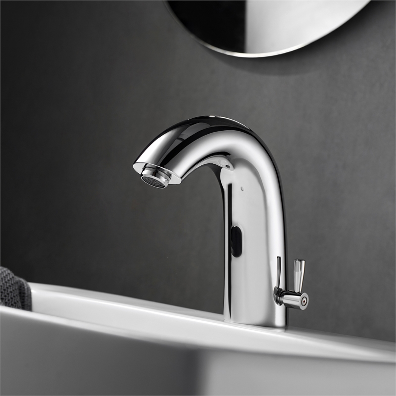 Jumilla Automatic Sensor Touchless Single-Hole Polished Chrome Bathroom Faucet