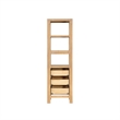 Leon 22in. Brown Linen Storage Cabinet for Bathroom and more