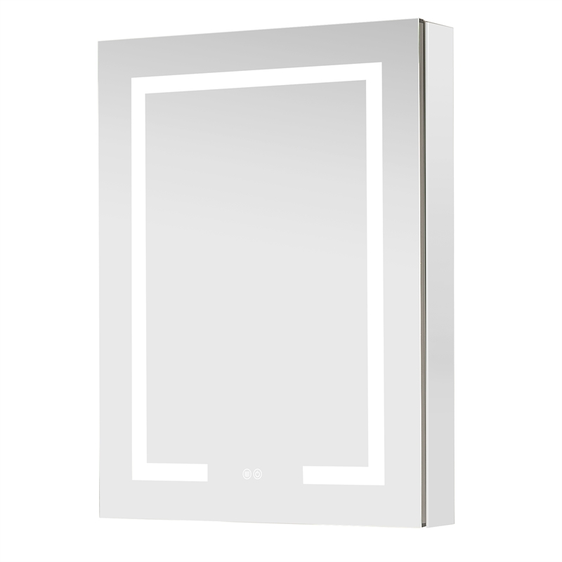 Santona 24 in.W x 32 in.H Medicine Cabinet with Aluminum Frameless LED Mirror
