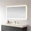 Beijing 60 in. W x 32 in. H Rectangular Acrylic Frameless LED Bathroom Mirror