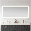 Beijing 72 in. W x 32 in. H Rectangular Aluminum Frameless LED Bathroom Mirror