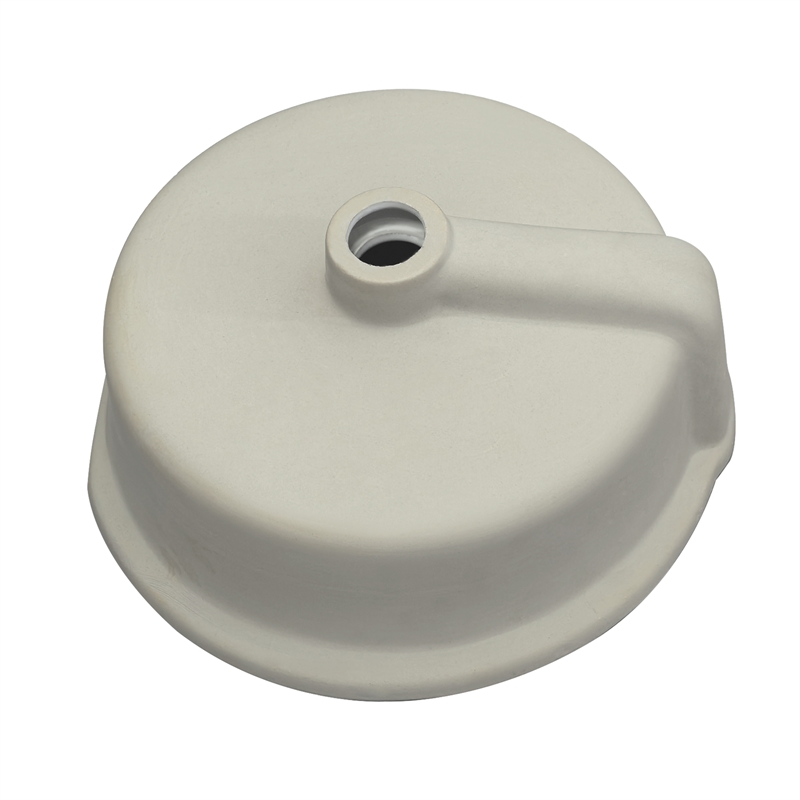 Marseille Circular Undermount Ceramic Bathroom Sink with Overflow in White