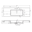 Ablitas 59.8 in. Rectangular White Composite Granite Stone Console Bathroom Sink