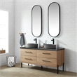 Lagos Circular Concrete Vessel Bathroom Sink in Gray
