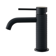 Mendavia Single Handle Basin Bathroom Faucet in Matte Black
