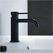 Mendavia Single Handle Basin Bathroom Faucet in Matte Black