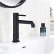 Mexico Single High Handle Hole Lever Vessel Matte Black Bathroom Faucet