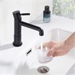 Mexico Single High Handle Hole Lever Vessel Matte Black Bathroom Faucet