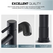 Mexico Single High Handle Hole Lever Vessel Matte Black Bathroom Faucet