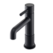Mexico Single High Handle Hole Lever Vessel Matte Black Bathroom Faucet