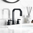 New York Widespread Matte Black Bathroom Basin Sink Faucet