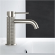 Mendavia Single Handle Basin Bathroom Faucet in Brushed Nickel