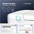 Madrid Smart Bidet Toilet with Auto Open & Close Lid/ Foot Sensor Operation