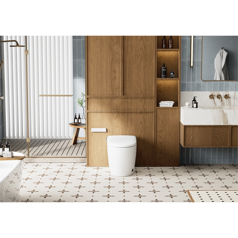 Madrid Smart Bidet Toilet with Auto Open & Close Lid/ Foot Sensor Operation
