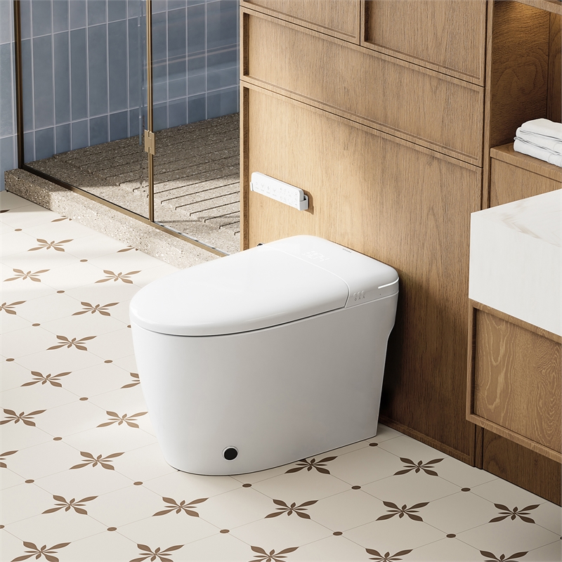 Madrid Smart Bidet Toilet with Auto Open & Close Lid/ Foot Sensor Operation