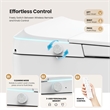 Zarautz Elongated Smart Bidet Toilet with Clean Foam Shield Splash Proof