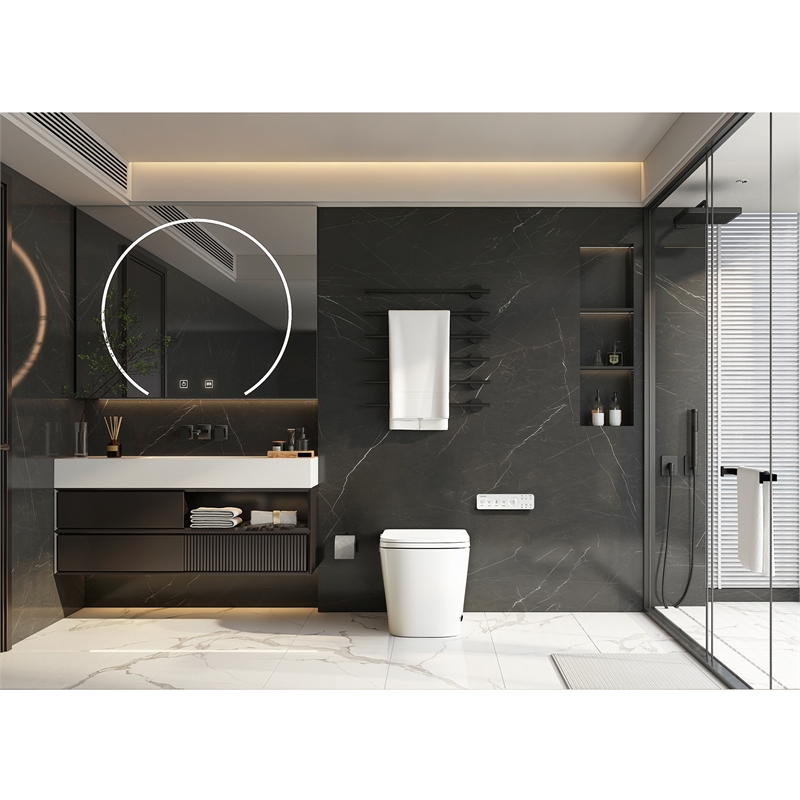 Yecla Smart Bidet Toilet with Auto Open&Close/Foot/Men's flush recognition