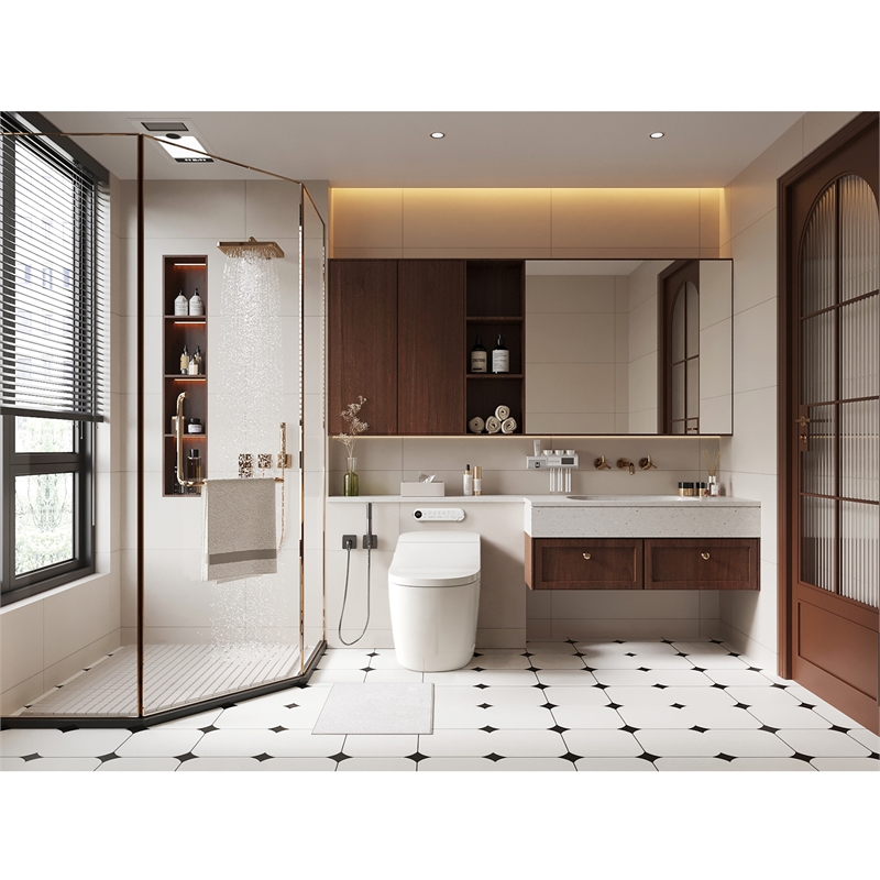 Vittuone Elongated Smart Bidet Toilet with Uv Sterilization/Aroma Diffuser