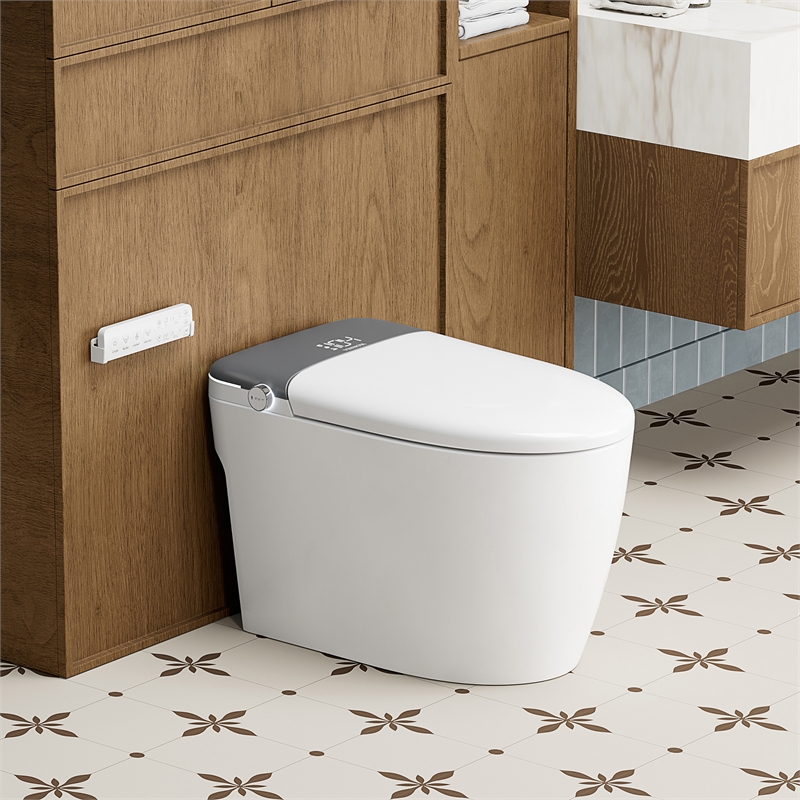 Madrid Smart Bidet Toilet with Auto Open & Close Lid/ Foot Sensor Operation