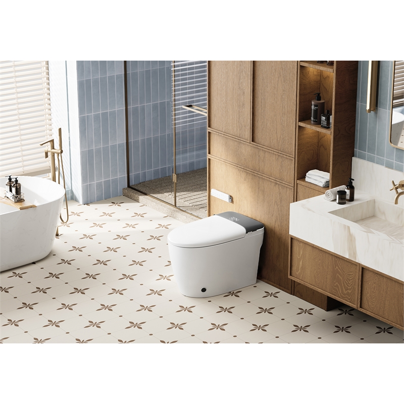 Madrid Smart Bidet Toilet with Auto Open & Close Lid/ Foot Sensor Operation