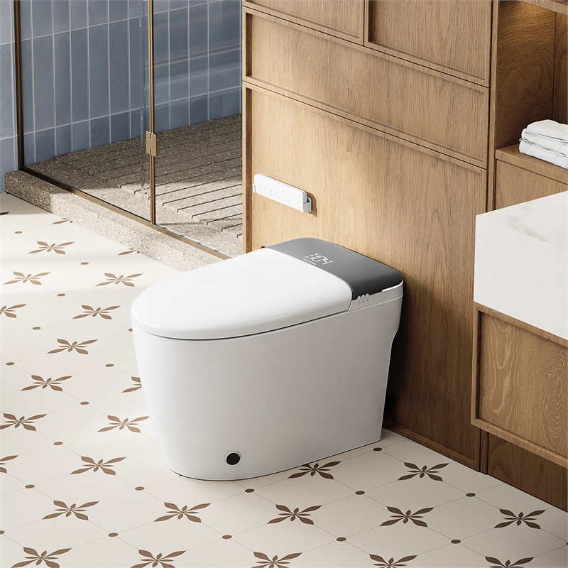 Madrid Smart Bidet Toilet with Auto Open & Close Lid/ Foot Sensor Operation