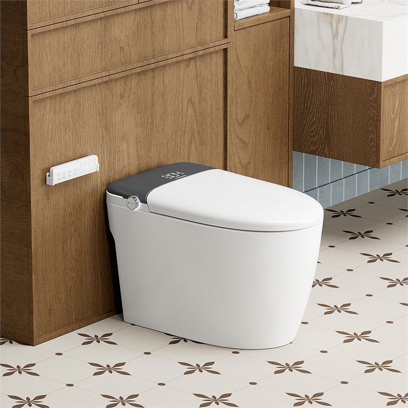 Madrid Smart Bidet Toilet with Auto Open & Close Lid/ Foot Sensor Operation