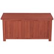 Leisure Season Weather Proofed Wood Deck Storage Box in Medium Brown