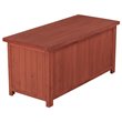 Leisure Season Weather Proofed Wood Deck Storage Box in Medium Brown