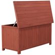 Leisure Season Weather Proofed Wood Deck Storage Box in Medium Brown