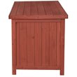Leisure Season Weather Proofed Wood Deck Storage Box in Medium Brown