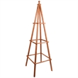 Leisure Season Medium Brown Cedar Large Obelisk Trellis