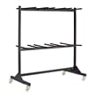 Safco Commercial Quality Steel Two-Tier Folding Chair Cart holds up to 84 Chairs