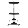 Safco Commercial Quality Steel Two-Tier Folding Chair Cart holds up to 84 Chairs