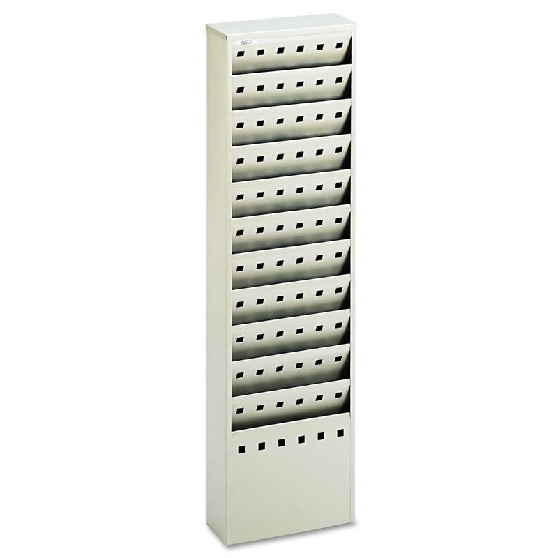 Safco 11-Pocket Steel Magazine Rack