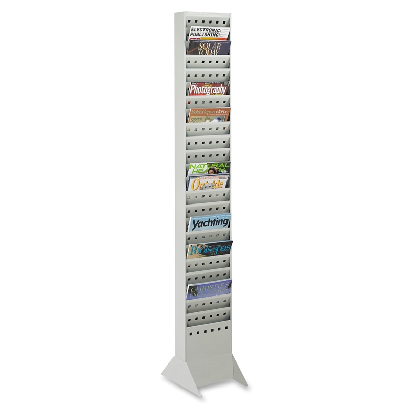 Safco 23-Pocket Steel Magazine Rack