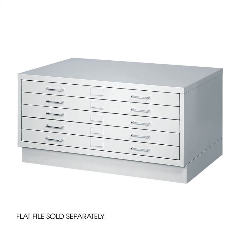 Safco Small Facil Flat File Cabinet Closed Base