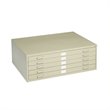 Safco 5 Drawer Metal Flat Files Cabinet for 24