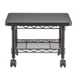 Safco Under-Desk Steel Frame Printer/Fax Stand in Black