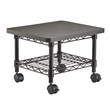 Safco Under-Desk Steel Frame Printer/Fax Stand in Black
