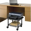 Safco Under-Desk Steel Frame Printer/Fax Stand in Black