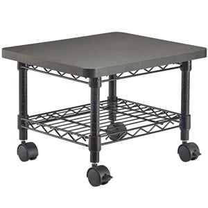 Safco Under-Desk Steel Frame Printer/Fax Stand in Black