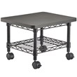 Safco Under-Desk Steel Frame Printer/Fax Stand in Black