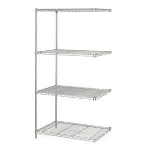 Safco 36&quotx24&quot Industrial Add-On Unit in Gray