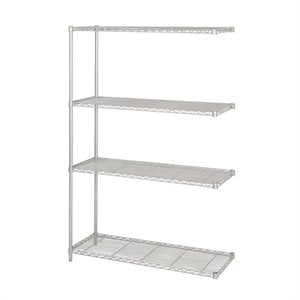 Safco 48&quotx18&quot Industrial Add-On Unit in Gray