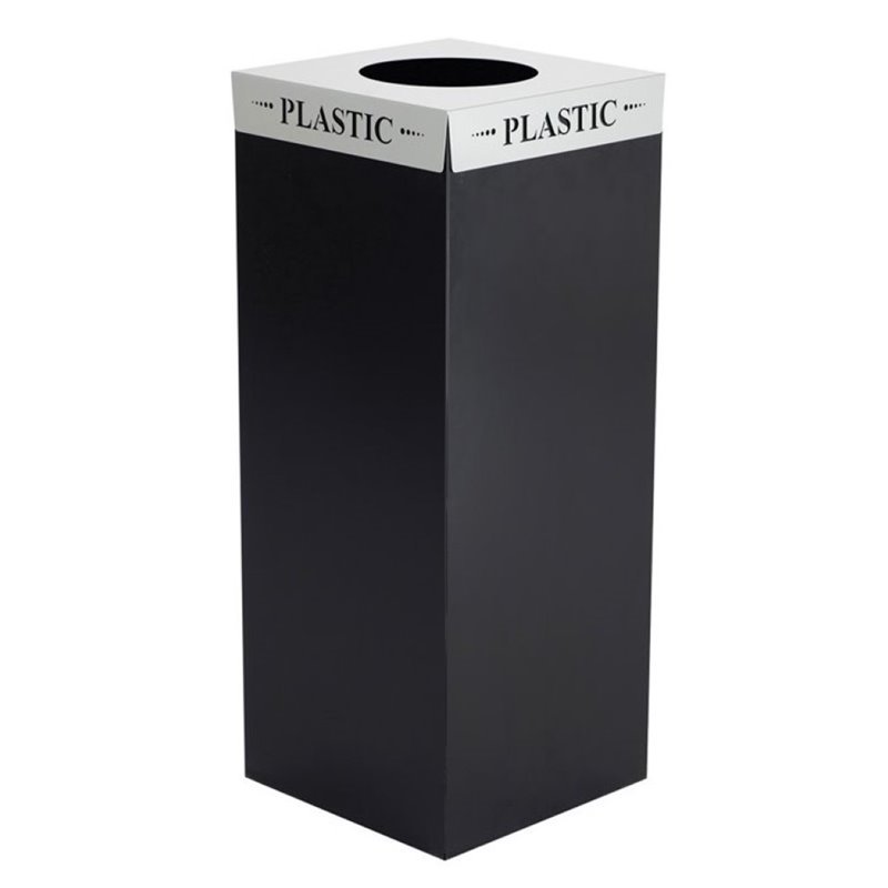 Safco Square-Fecta Plastic Recycling Bin Lid